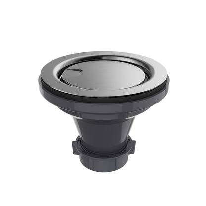 3-1/2" Basket Strainer With Cover In Stainless Steel
