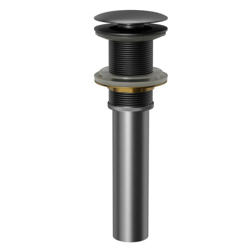Pop-Up Bathroom Sink Drain In Gunmetal Grey