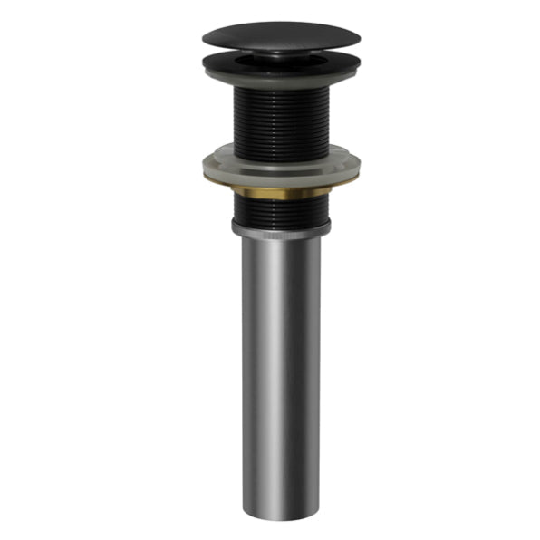 Pop-Up Bathroom Sink Drain In Matte Black