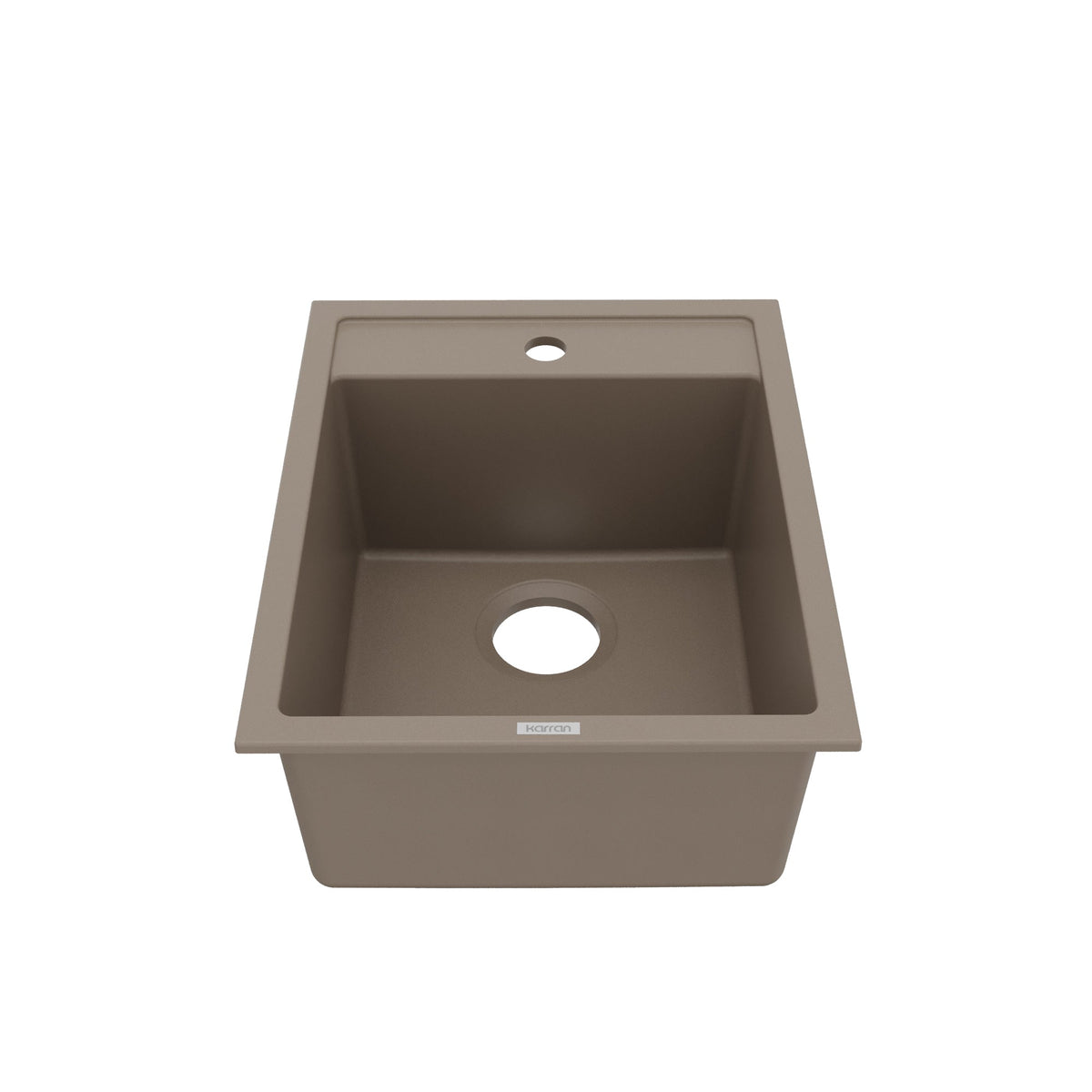15-3/4" Top Mount Quartz Composite Bar/Prep Sink In Concrete