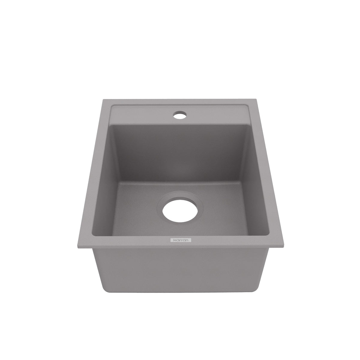 15-3/4" Top Mount Quartz Composite Bar/Prep Sink In Grey