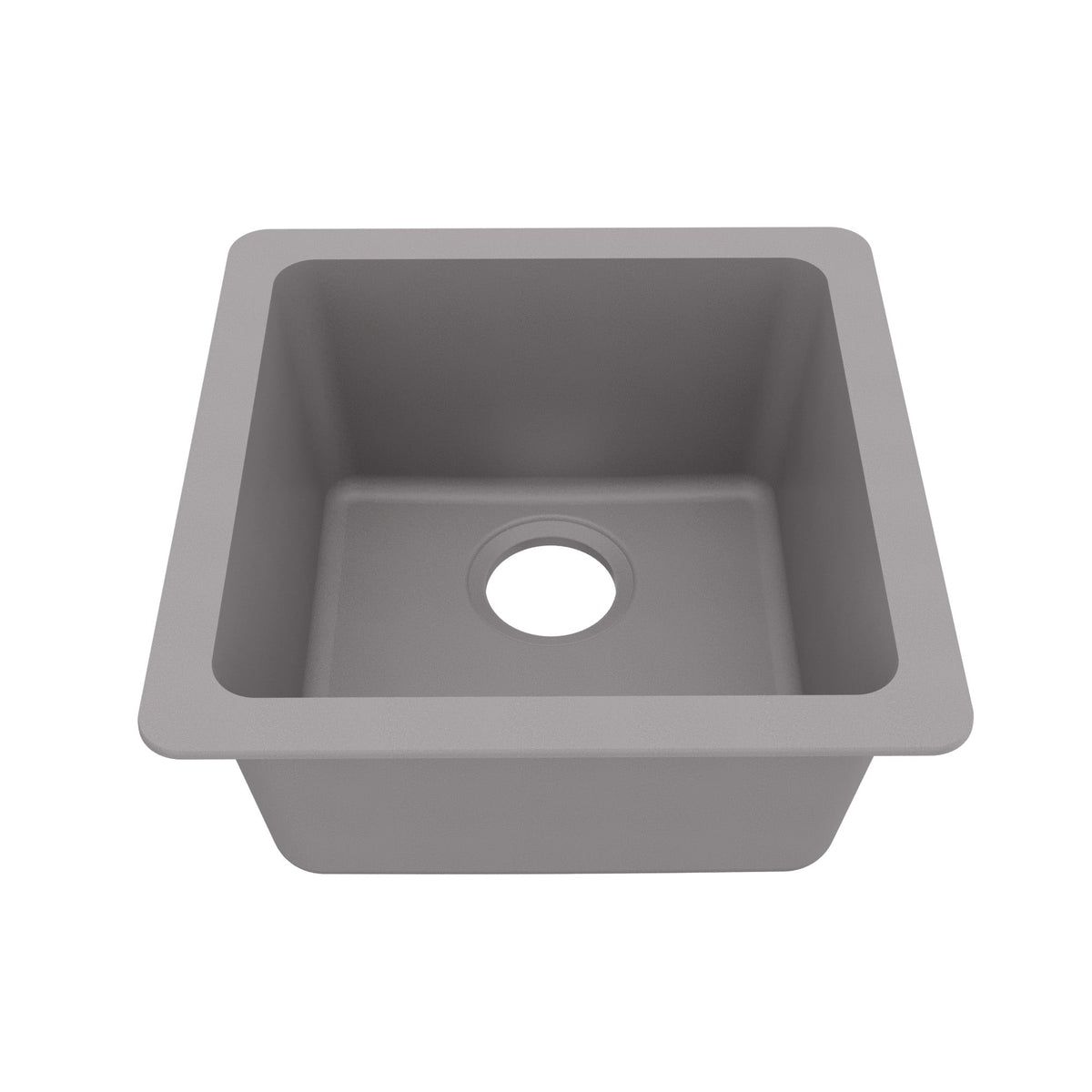 16-5/8" Undermount Quartz Composite Bar/Prep Sink In Grey