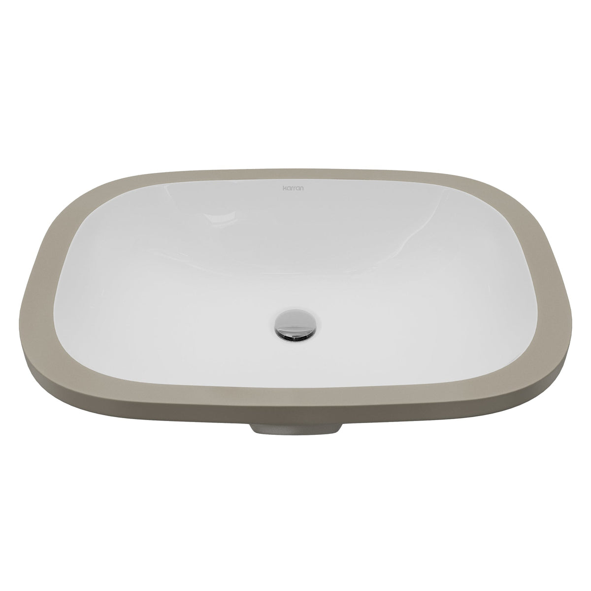 Valera 20" Oval Undermount Vitreous China Bathroom Sink In White