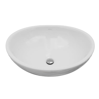 15" Vessel Vitreous China Bathroom Sink In White