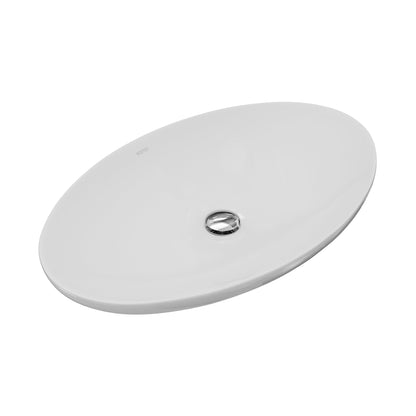 27" Vessel Vitreous China Bathroom Sink In White
