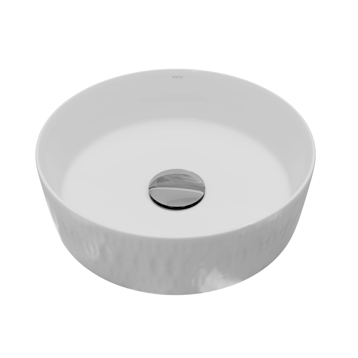 14" Vessel Vitreous China Bathroom Sink In White