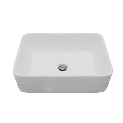 18" Vessel Vitreous China Bathroom Sink In White