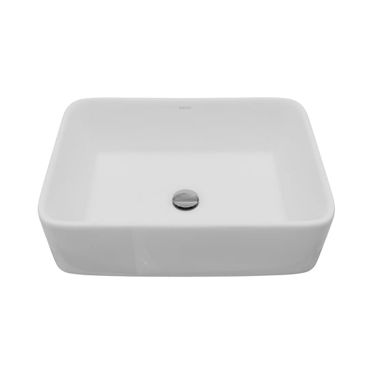 18" Vessel Vitreous China Bathroom Sink In White