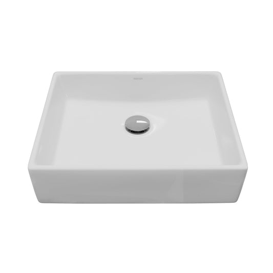 15" Vessel Vitreous China Bathroom Sink In White