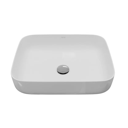 20" Vessel Vitreous China Bathroom Sink In White