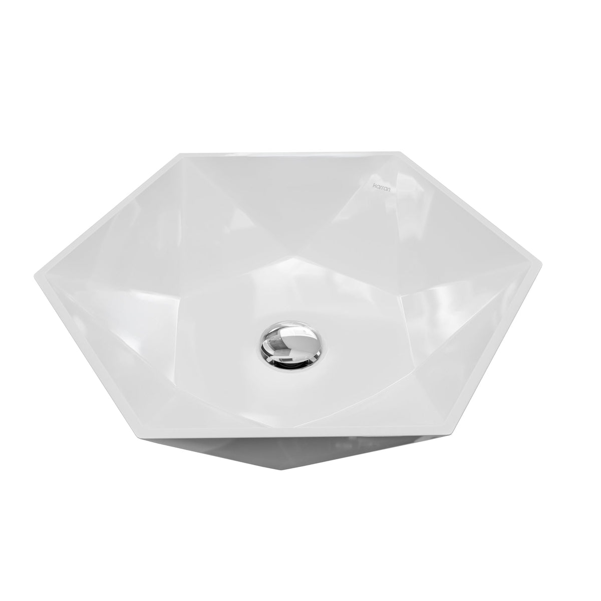 18" Vessel Vitreous China Bathroom Sink In White