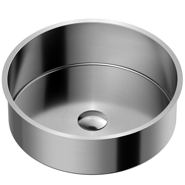 15-3/4" Undermount Stainless Steel Bathroom Sink In Stainless Steel