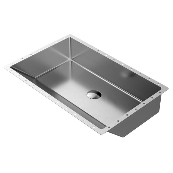 23-5/8" Undermount Stainless Steel Bathroom Sink In Stainless Steel