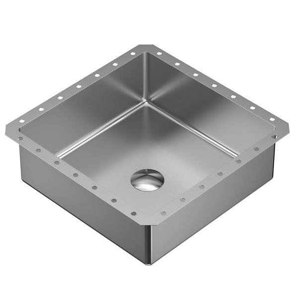 15-3/4" Undermount Stainless Steel Bathroom Sink In Stainless Steel