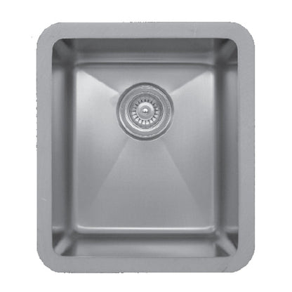 16-1/4" Seamless Undermount Stainless Steel Bar/Prep Sink