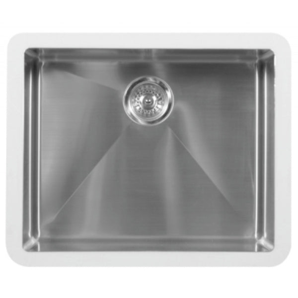 23-1/2" Seamless Undermount Single Bowl Stainless Steel Kitchen Sink