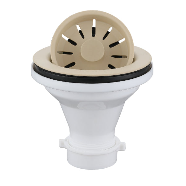 3-1/2" Basket Strainer In Bisque