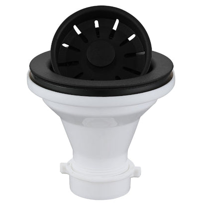 3-1/2" Basket Strainer In Black