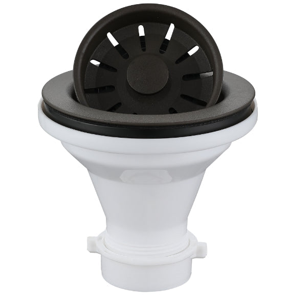 3-1/2" Basket Strainer In Brown