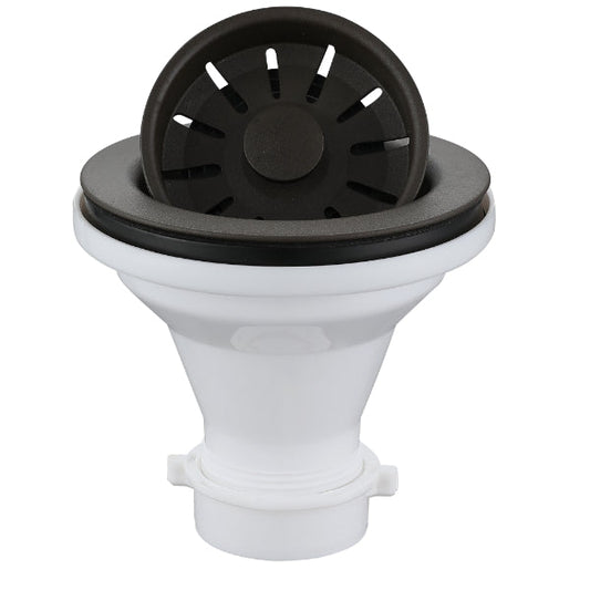 3-1/2" Basket Strainer In Brown