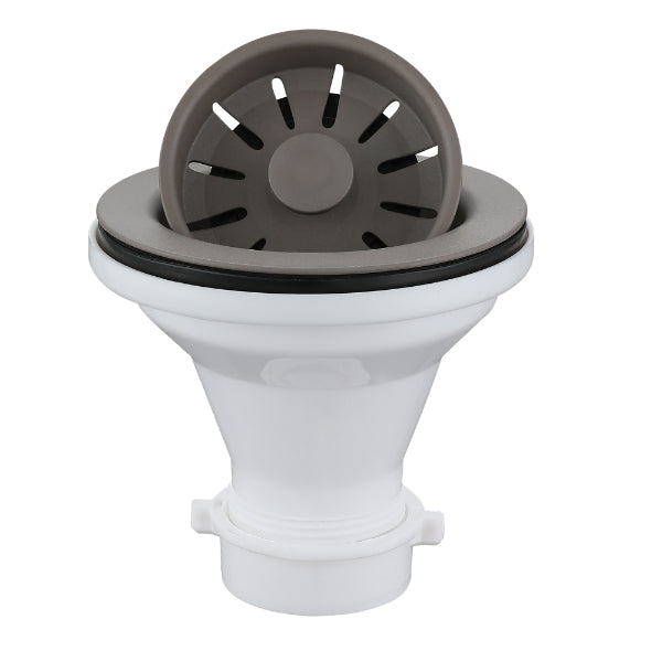 3-1/2" Basket Strainer In Concrete