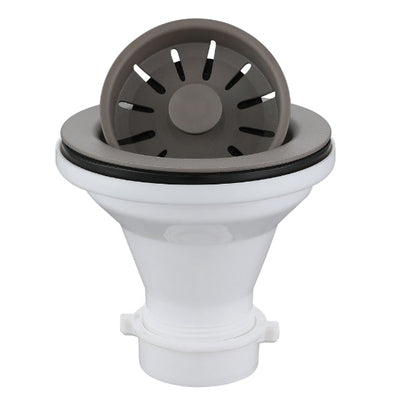 3-1/2" Basket Strainer In Concrete