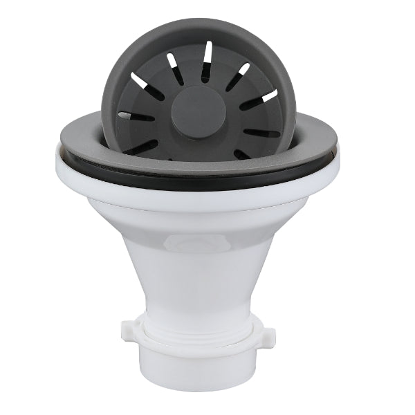 3-1/2" Basket Strainer In Grey