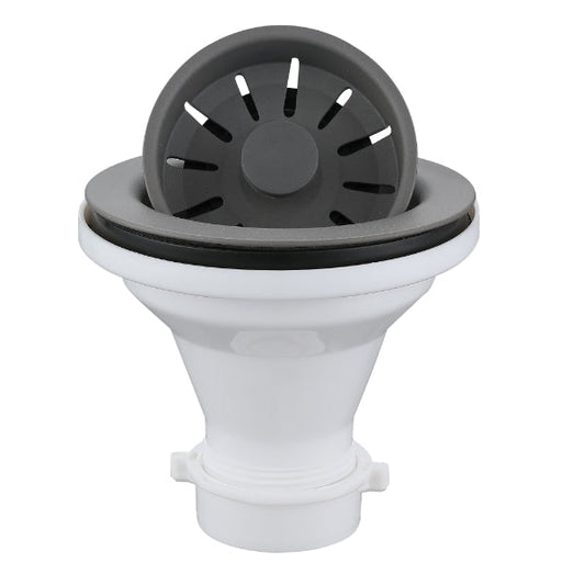 3-1/2" Basket Strainer In Grey