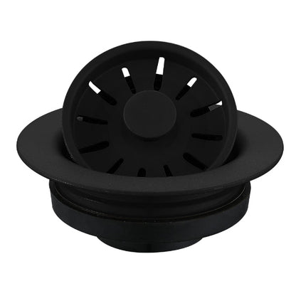 3-1/2" Decorative Disposal Flange In Black