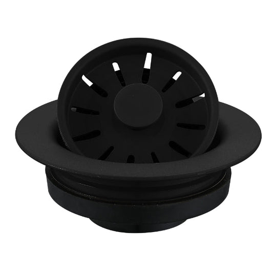 3-1/2" Decorative Disposal Flange In Black