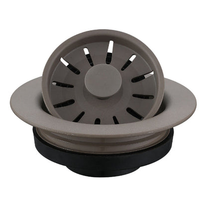 3-1/2" Decorative Disposal Flange In Concrete