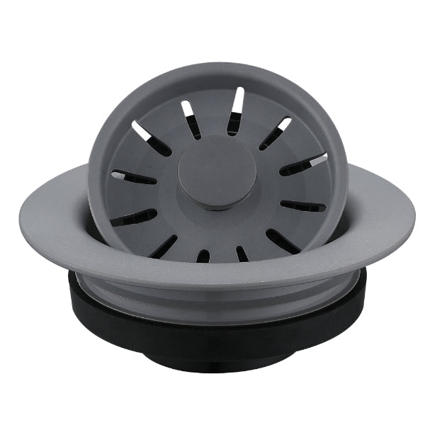 3-1/2" Decorative Disposal Flange In Grey