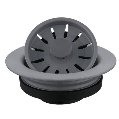 3-1/2" Decorative Disposal Flange In Grey