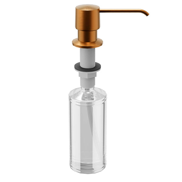 Soap/Lotion Dispenser In Brushed Copper