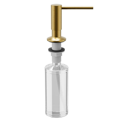 Soap/Lotion Dispenser In Brushed Gold