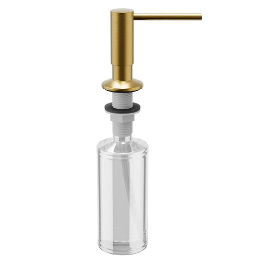 Soap/Lotion Dispenser In Brushed Gold