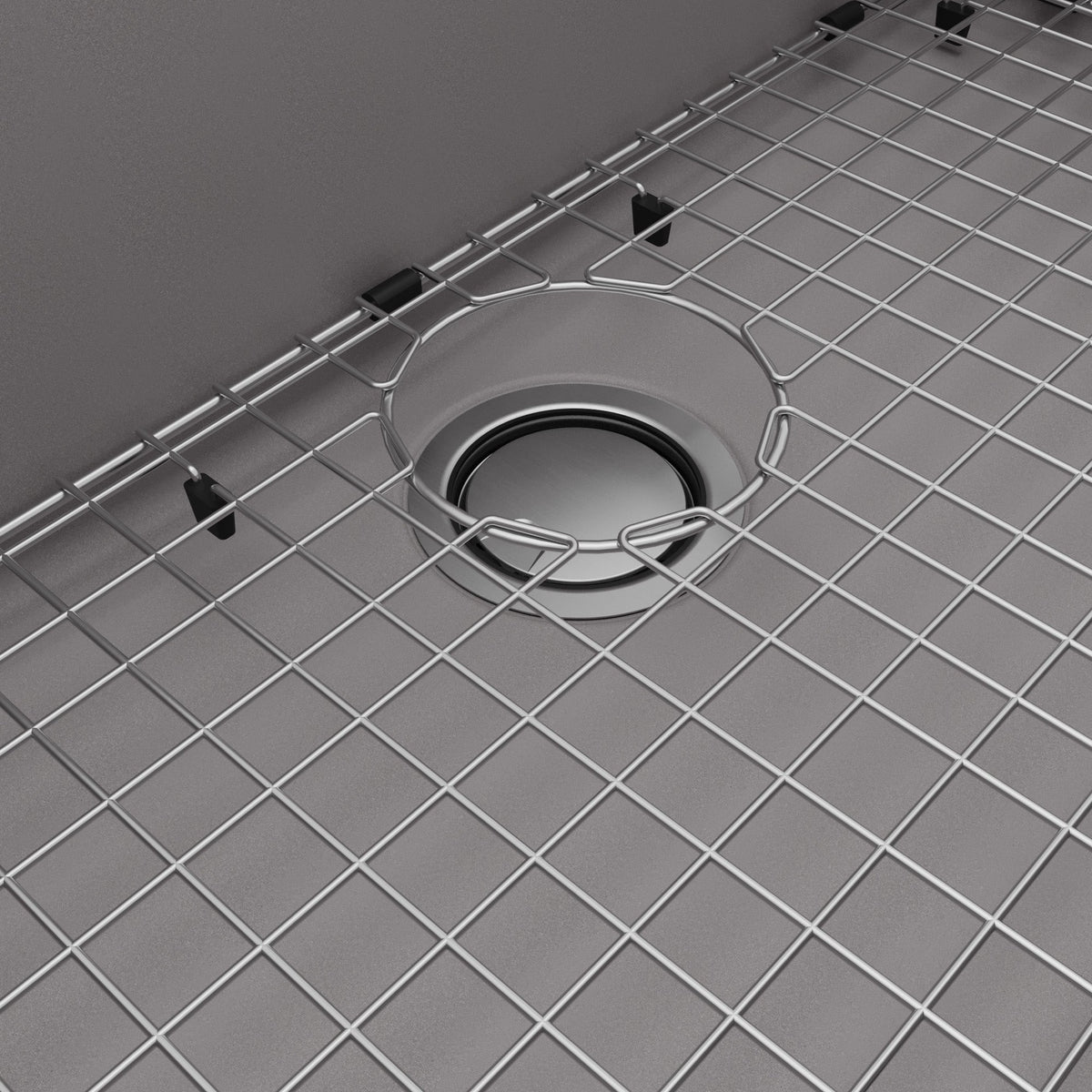 32" Undermount Large Single Bowl Quartz Composite Workstation Kitchen Sink In Grey