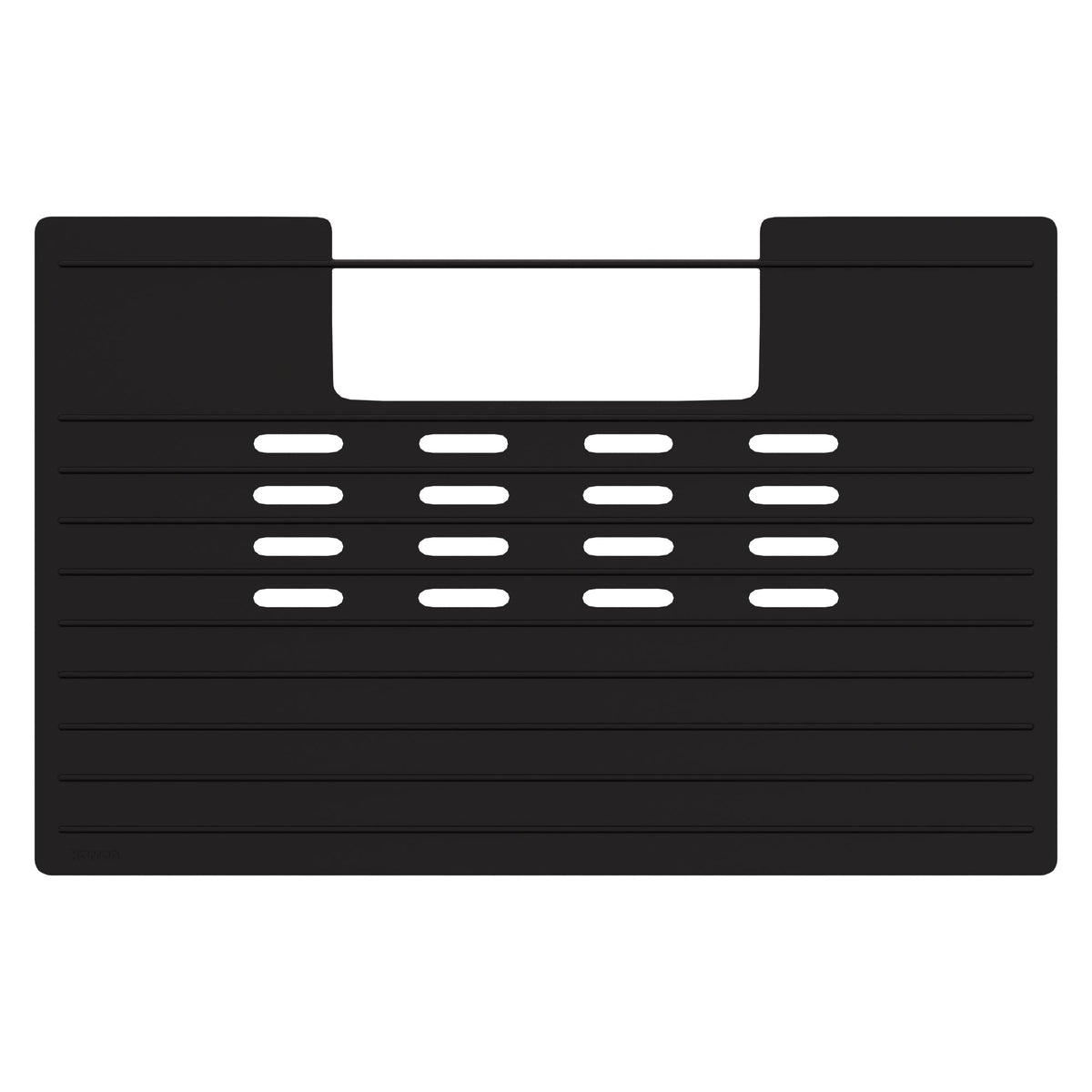 Black Vanity Bowl Mat