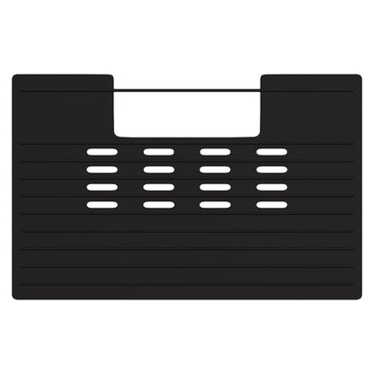 Black Vanity Bowl Mat
