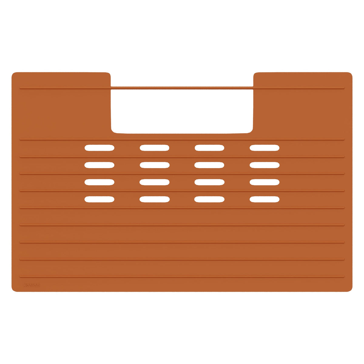 Burnt Orange Vanity Bowl Mat
