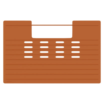 Burnt Orange Vanity Bowl Mat
