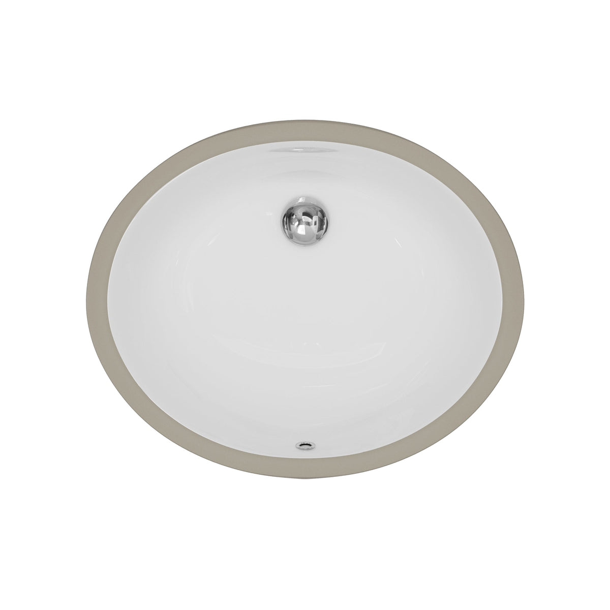 Valera 18" Oval Undermount Vitreous China Bathroom Sink In White