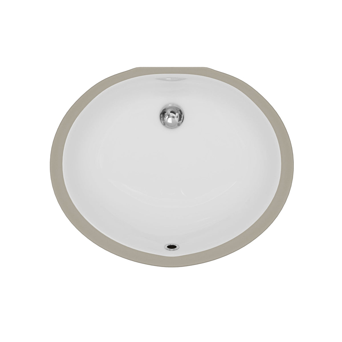Valera 19" Oval Undermount Vitreous China Bathroom Sink In White