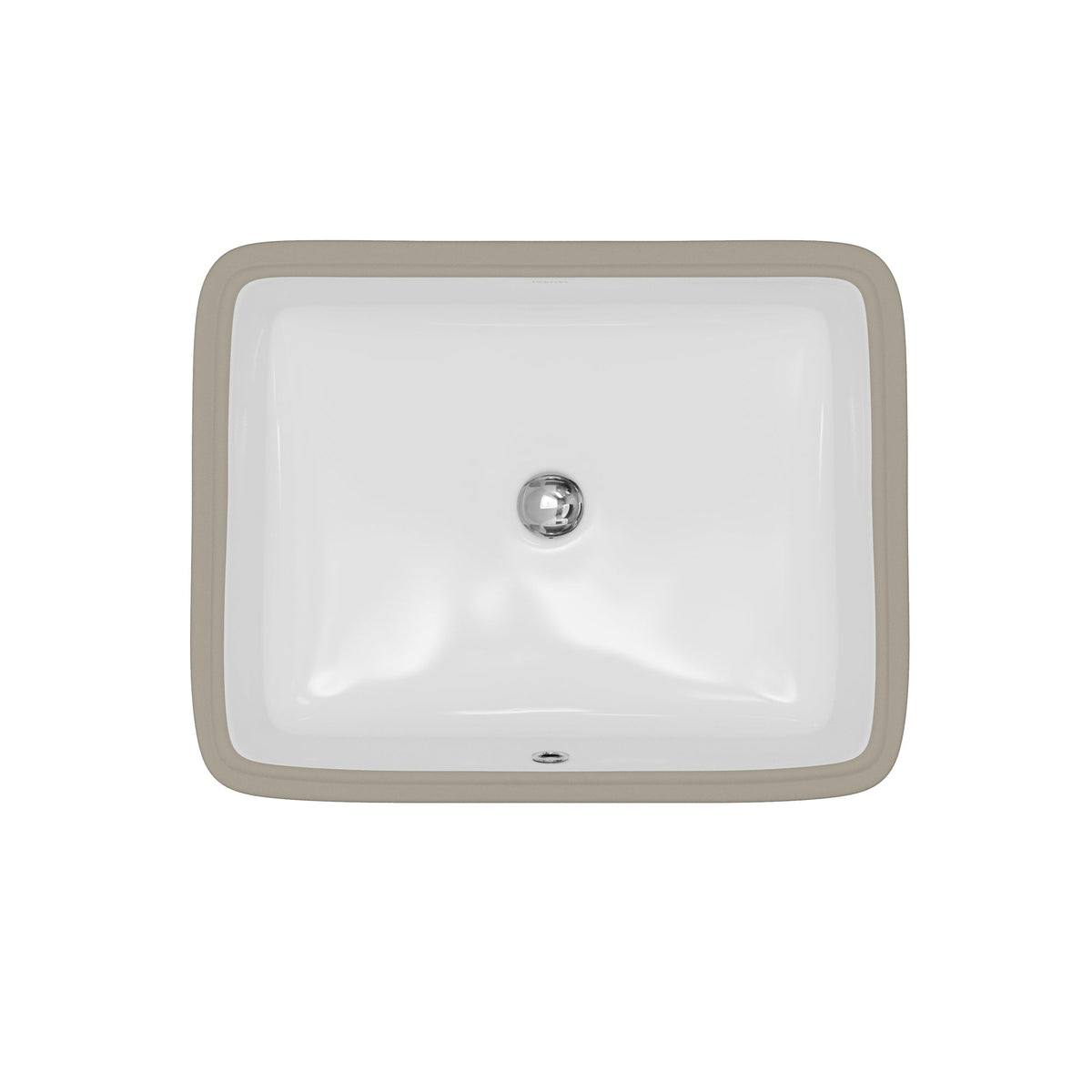 Valera 20" Rectangular Undermount Vitreous China Bathroom Sink In White