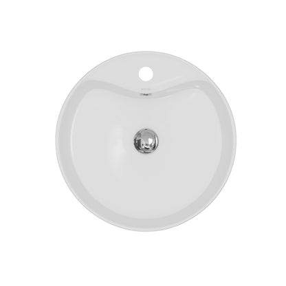 18" Vessel Vitreous China Bathroom Sink In White