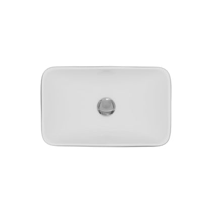 19" Vessel Vitreous China Bathroom Sink In White