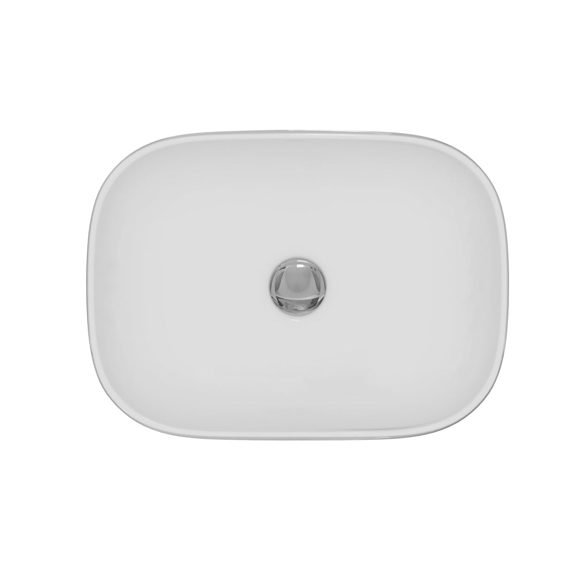 19" Vessel Vitreous China Bathroom Sink In White