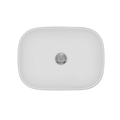 19" Vessel Vitreous China Bathroom Sink In White