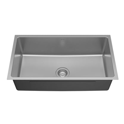 Lansen 32" Undermount 18 Gauge Single Bowl Stainless Steel Sink with Accessories