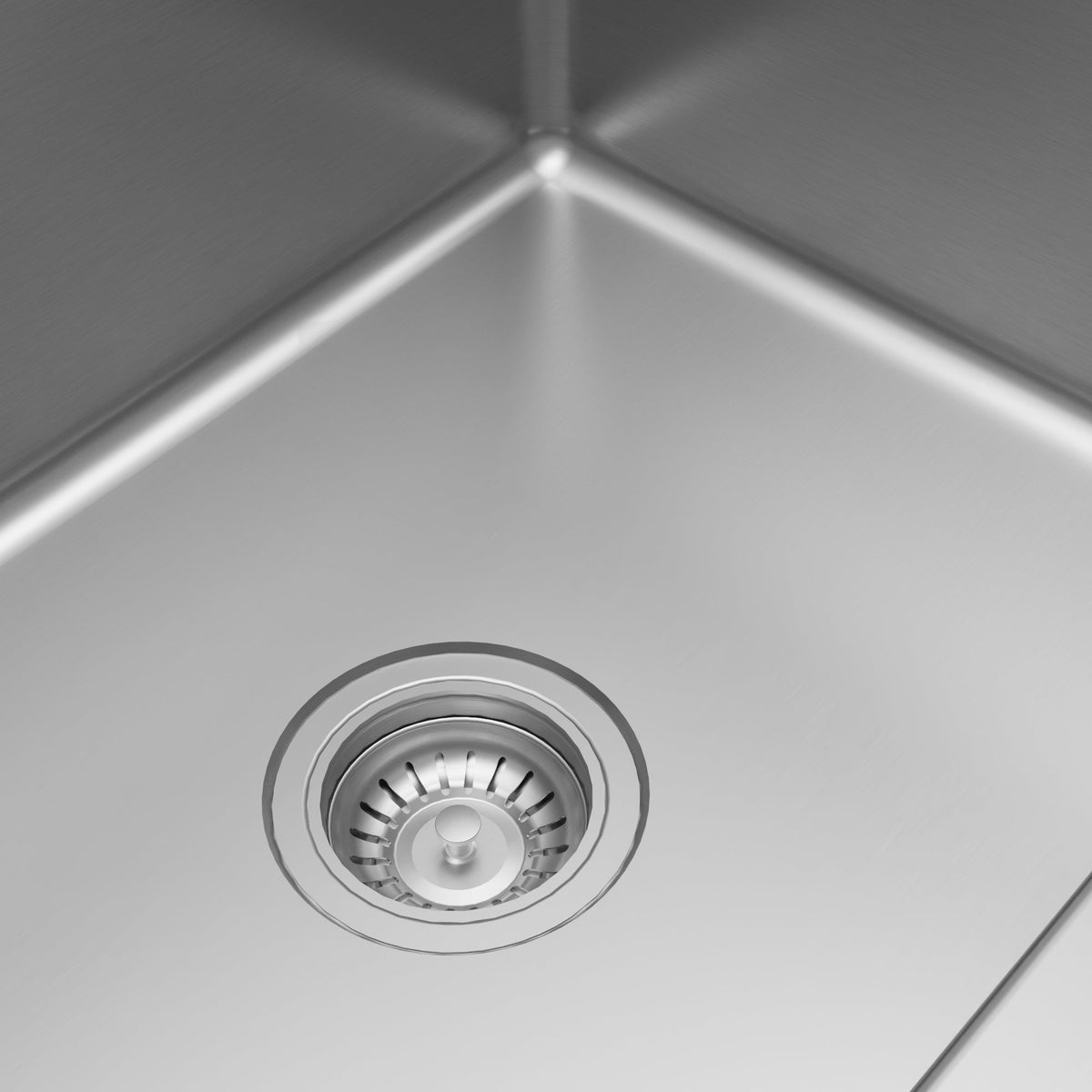 Lansen 25" Top Mount 18 Gauge Single Bowl Stainless Steel Sink with Accessories